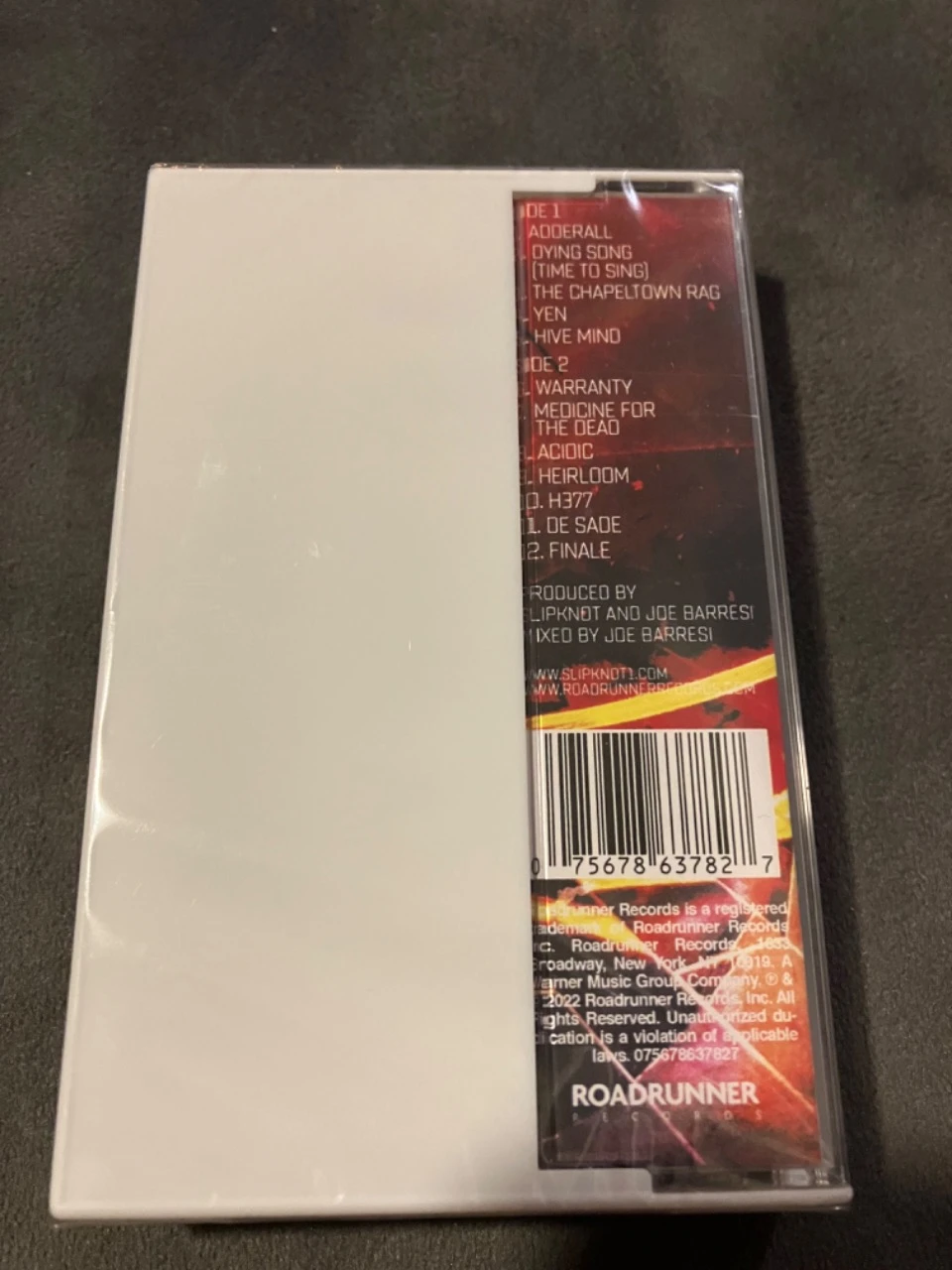 Slipknot	- The End, So Far - Cassette k7 - limited edition White – photo 2